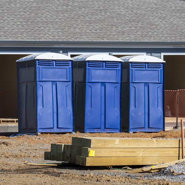 are there any restrictions on what items can be disposed of in the porta potties in Sierra View